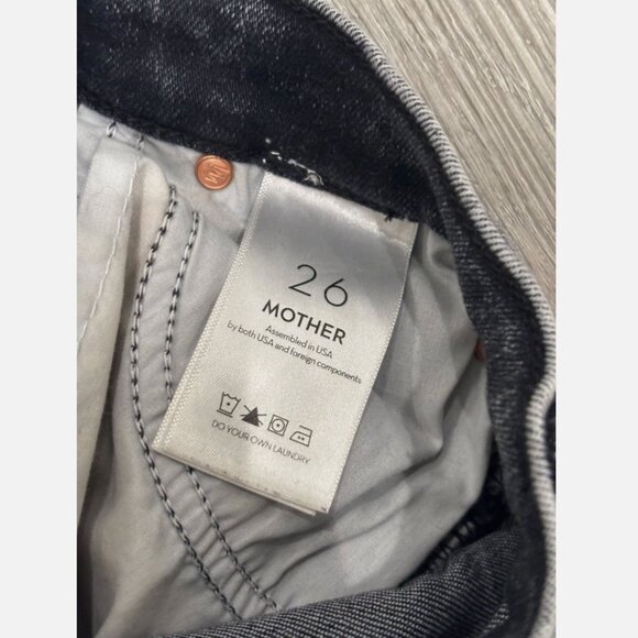 Mother High Waisted Runaway Flare Jeans Train Stops Womens 26 - Picture 4 of 9